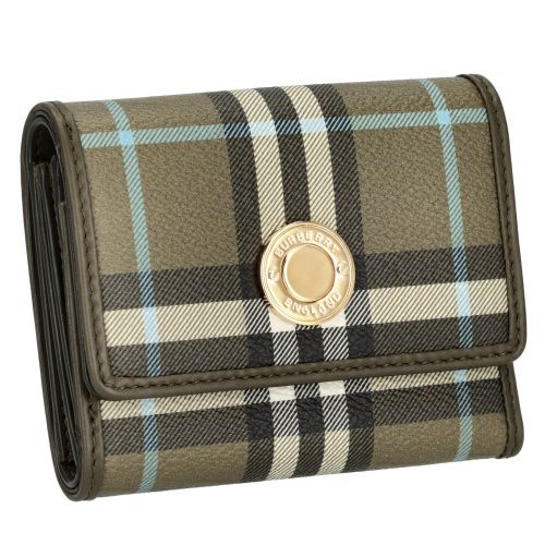 美品】BURBERRY バーバリー 折り財布 3つ折り ノバチェック レザー 見よ