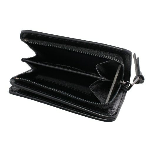 マークジェイコブス 二つ折り財布 レディース ブラック ザ DTM ユーティリティ スナップショット コンパクト Marc Jacobs 2F3SMP051S07 001 BLACK