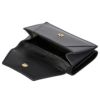 マルニ 三つ折り財布 レディース ブラック MUSEO TRIFOLD YEN WALLET TONE MARNI PFMO0056U1 P2644 Z2L38 MERCURY BLACK