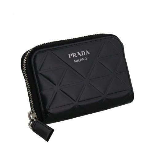 プラダ コインケース メンズ ブラック PRADA 2MM003 2CNV F0002