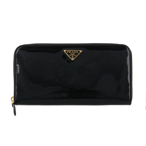 プラダ PRADA 長財布 キルティング ブラック 黒 NURO ①