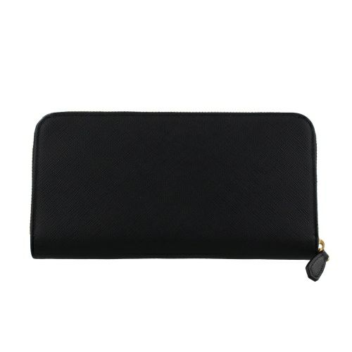 プラダ 長財布 レディース ブラック  PRADA 1ML506 ZLP F061H NERO+IBISCO