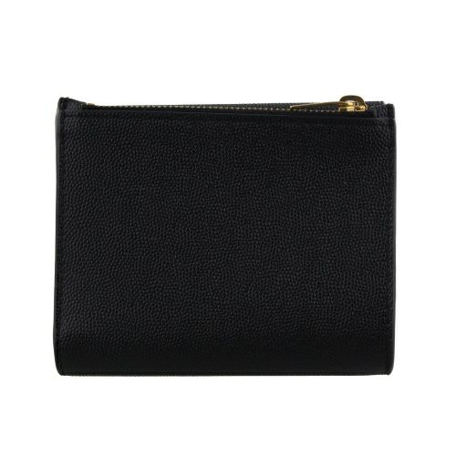 サンローラン 二つ折り財布 レディース ブラック  SAINT LAURENT PARIS 582296 1GF0J 1000 BLACK