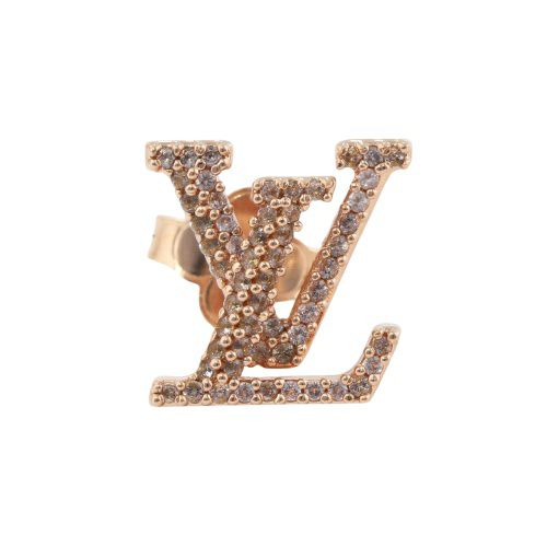 ルイヴィトン ピアス・LV アイコニック ピンクゴールド LOUIS VUITTON 