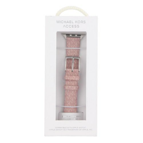 マイケルコース アップルウォッチ付け替えバンド PVC ピンク MICHAEL KORS MKS8000