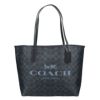 コーチ アウトレット トートバッグ レディース シグネチャー ネイビー COACH OUTLET CP074 SVN2V デニム/ミッドナイトネイビー