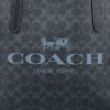 コーチ アウトレット トートバッグ レディース シグネチャー ネイビー COACH OUTLET CP074 SVN2V デニム/ミッドナイトネイビー