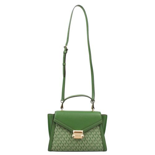 マイケルコース　ハンドバッグ　グリーン MICHAEL KORS（マイケルコース） ワンポイントハンドバッグ - グリーン