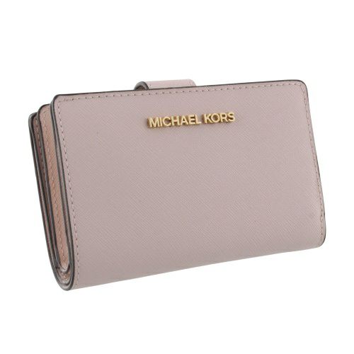 マイケルコース 二つ折り財布 レディース ピンク MICHAEL KORS 35F7GTVF2L POWDER BLUSH