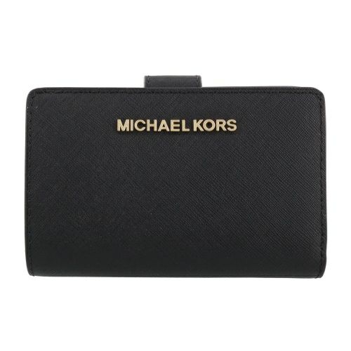 マイケルコース 二つ折り財布 レディース ブラック MICHAEL KORS 