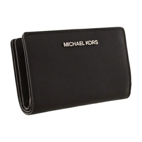 マイケルコース 二つ折り財布 レディース ブラック MICHAEL KORS 35R4STVF6L BLACK