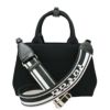 プラダ ハンドバッグ レディース CANAPA RICAMO カナパ リカーモ ブラック PRADA 1BG464 V 3OM 2CYA F0002 NERO