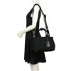 プラダ ハンドバッグ レディース CANAPA RICAMO カナパ リカーモ ブラック PRADA 1BG464 V 3OM 2CYA F0002 NERO