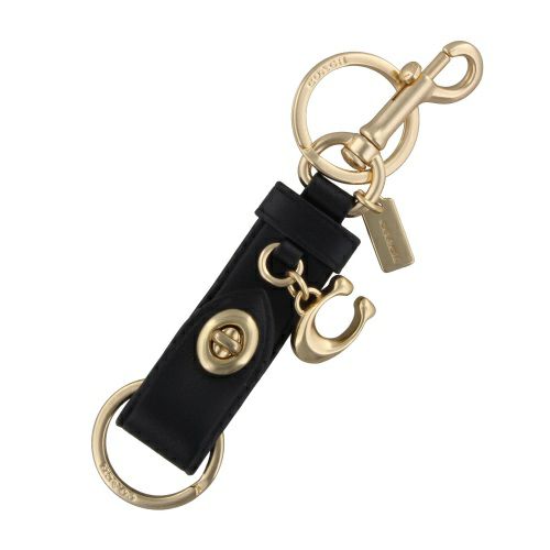 コーチ アウトレット キーリング レディース ブラック COACH OUTLET