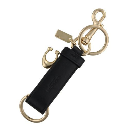 コーチ アウトレット キーリング レディース ブラック COACH OUTLET CR727 GDBLK
