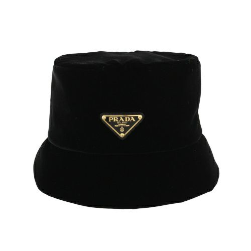 プラダ 帽子 バケットハット レディース ブラック PRADA 1HC137 068 F0002 NERO