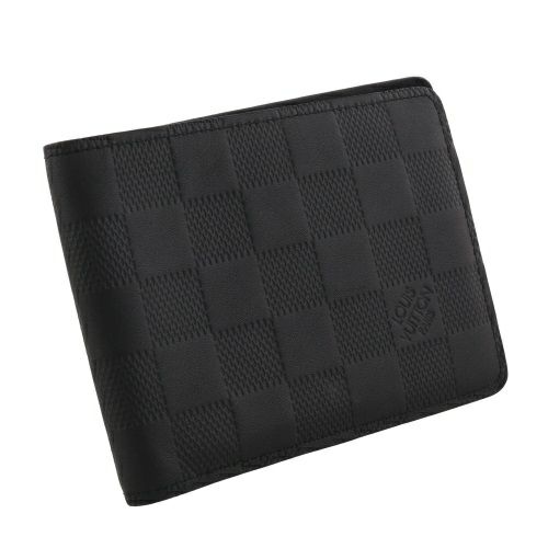 ルイヴィトン 二つ折り財布 メンズ ポルトフォイユ・ミュルティプル ダミエ・アンフィニ LOUIS VUITTON N63124 | GINZA  LoveLove（ラブラブ）