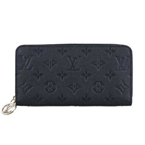 ルイヴィトン 長財布 レディース ジッピー･ウォレット モノグラム・アンプラント ネイビーブルー LOUIS VUITTON M82838 |  GINZA LoveLove（ラブラブ）