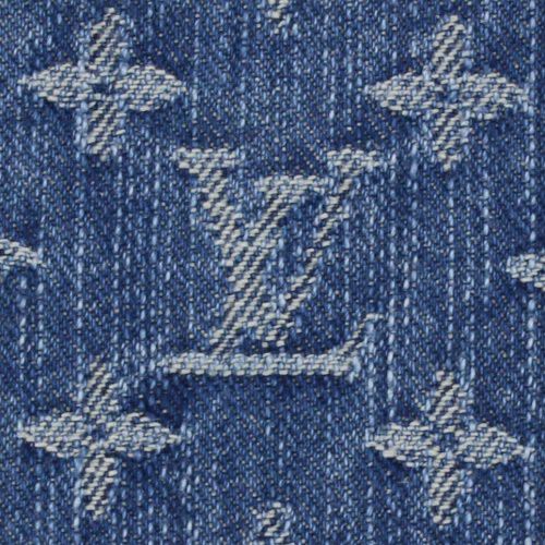 ルイヴィトン 長財布 レディース ジッピー･ウォレット モノグラム･デニム ブルー LOUIS VUITTON M82958