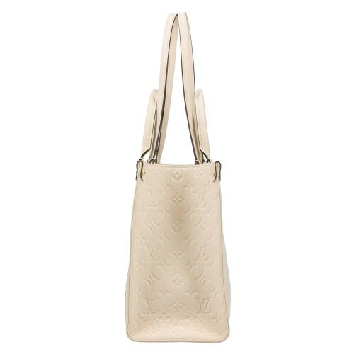 ルイヴィトン トートバッグ レディース オンザゴー MM モノグラム・アンプラント クレーム LOUIS VUITTON M46531