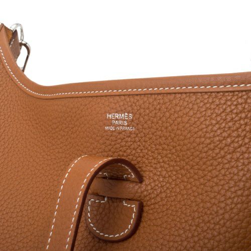 エルメス エヴリンIII PM ゴールド トリヨンクレマンス シルバー金具 B刻印 HERMES Evelyne3 PM