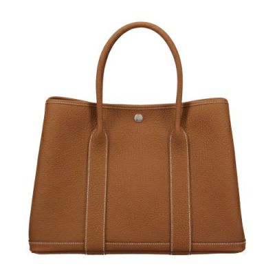 エルメス ガーデンパーティ36 PM ゴールド ネゴンダ シルバー金具 B刻印 HERMES Garden party PM
