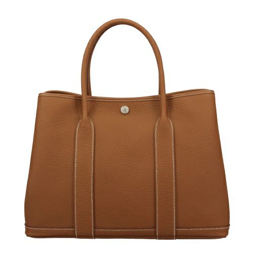 エルメス HERMES ガーデンパーティPM W刻印 ブラック シルバー