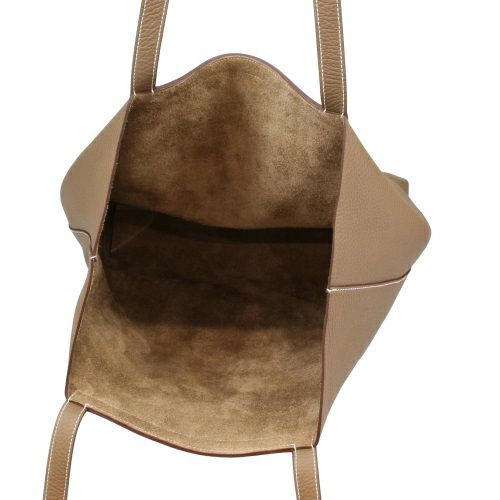 エルメス カバセリエ46 エトゥープ トリヨンクレマンス U刻印 HERMES 