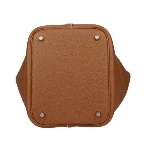 エルメス ピコタン・ロック18 PM ゴールド トリヨンクレマンス シルバー金具 B刻印 HERMES Picotin PM