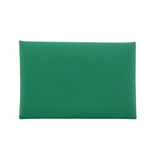 エルメス カードケース 名刺入れ カルヴィ デュオ グリーン HERMES 