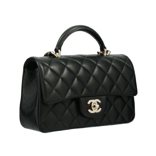 シャネル ハンドバッグ レディース ブラック CHANEL AS2431 B06660 