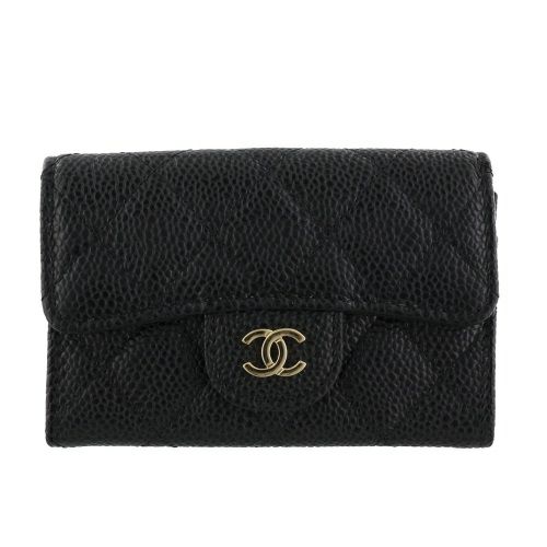 シャネル カードケース レディース ブラック CHANEL AP0214 Y01864 