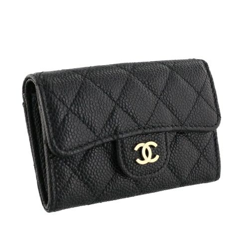 シャネル カードケース レディース ブラック CHANEL AP0214 Y01864 