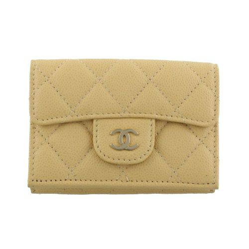 シャネル 三つ折り財布 レディース イエロー CHANEL AP0230 B10583 NQ387