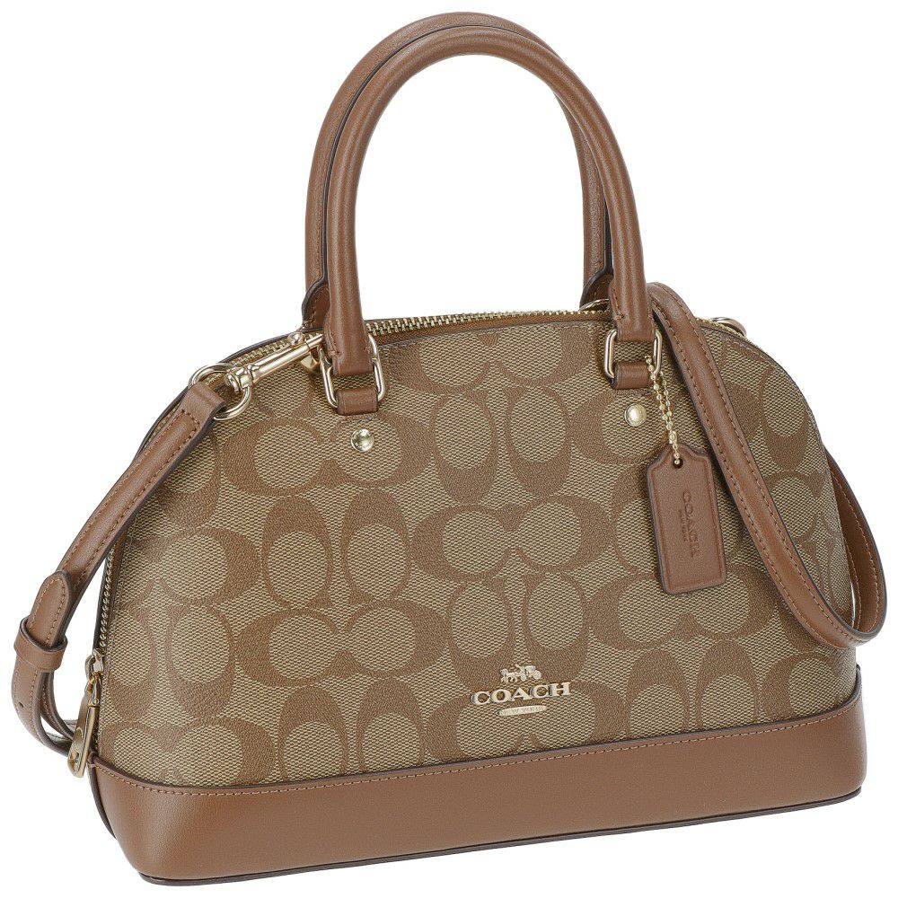 コーチファクトリー COACH FACTORY アウトレット バッグ 斜めがけ ショルダーバッグ CF474 IMOSN レディース ブラウン+ブラック系 斜め掛 コーチ アウトレット ショルダーバッグ レディース シグネチャー