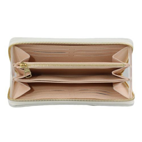 ルイヴィトン 長財布 モノグラムアンプラント LOUIS VUITTON M83309 ラテホワイト シャマロウピンク