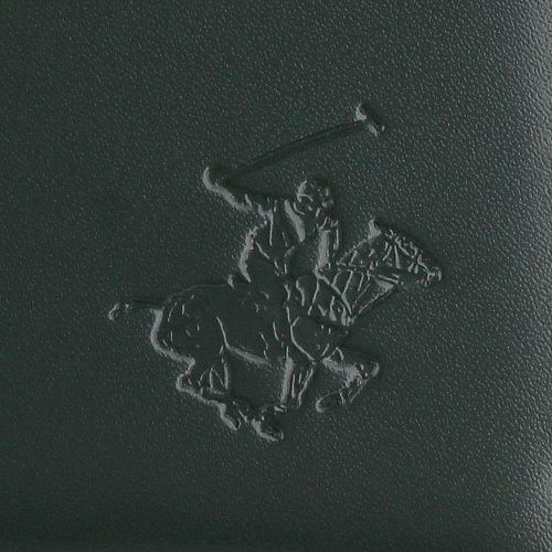 ビバリーヒルズポロクラブ 長財布 メンズ BEVERLY HILLS POLO CLUB BHG-M1001 グリーン ダークブラウン