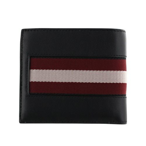 バリー 二つ折り財布 メンズ BALEN ブラック BALLY 6302798 ブラック レッド