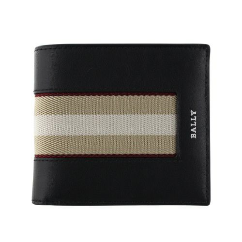 バリー 二つ折り財布 メンズ BALEN ブラック BALLY 6302799 ブラック  