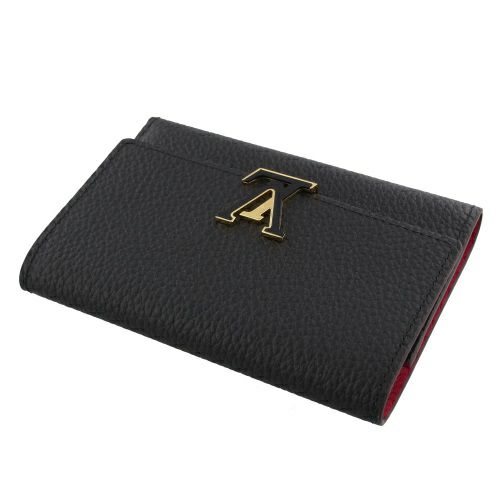 ルイヴィトン 三つ折り財布 ポルトフォイユ・カプシーヌコンパクト ブラック LOUIS VUITTON M62157 ノワール