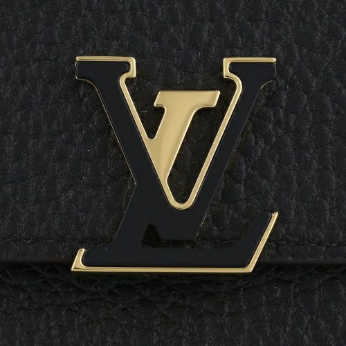 ルイヴィトン 三つ折り財布 ポルトフォイユ・カプシーヌコンパクト ブラック LOUIS VUITTON M62157 ノワール