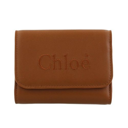 クロエ 三つ折り財布 レディース CHLOE SENSE SM ブラウン CHLOE 