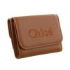 クロエ 三つ折り財布 レディース CHLOE SENSE SM ブラウン CHLOE CHC23AP874 I10 247 CARAMEL