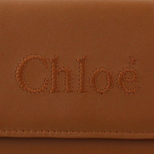 クロエ 三つ折り財布 レディース CHLOE SENSE SM ブラウン CHLOE CHC23AP874 I10 247 CARAMEL