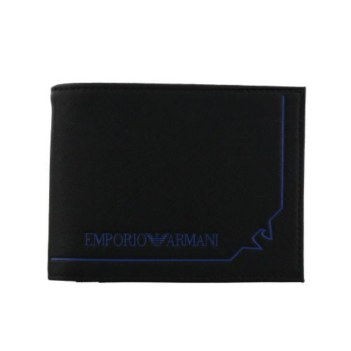 エンポリオアルマーニ 二つ折り財布 メンズ ブラック EMPORIO ARMANI Y4R165 Y731E 80001