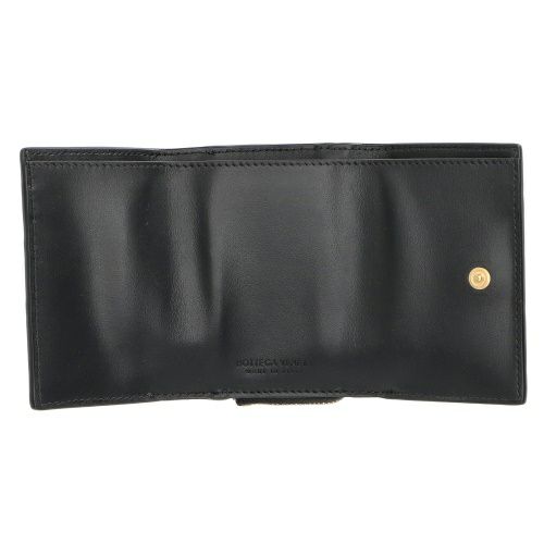 BOTTEGA VENETA レザー 131238 3つ折がま口サイフ（ボッテガヴェネタ 