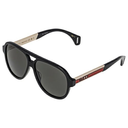 グッチ サングラス メンズ ティアドロップ型 ブラック GUCCI GG0463S 002