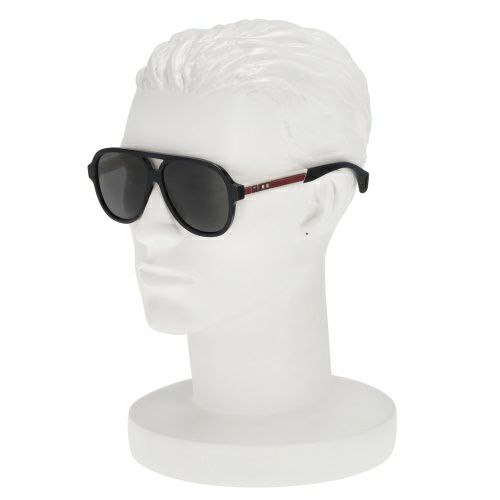 グッチ サングラス メンズ ティアドロップ型 ブラック GUCCI GG0463S 002