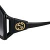 グッチ サングラス レディース バタフライ型 ブラック GUCCI GG0875S 001