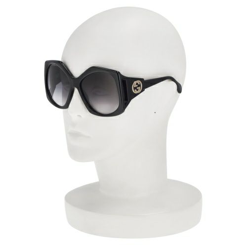 グッチ サングラス レディース バタフライ型 ブラック GUCCI GG0875S 001